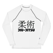 Classic Youth Boys BJJ Gear – Long Sleeve Rash Guard for Jiu-Jitsu – Snow