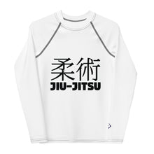 Classic Youth Boys BJJ Gear – Long Sleeve Rash Guard for Jiu-Jitsu – Snow