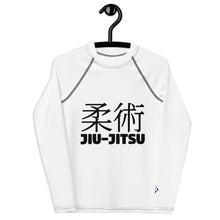 Classic Youth Boys BJJ Gear – Long Sleeve Rash Guard for Jiu-Jitsu – Snow