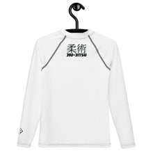Classic Youth Boys BJJ Gear – Long Sleeve Rash Guard for Jiu-Jitsu – Snow