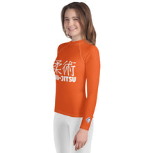 Classic Youth Rash Guard – Girls Long Sleeve BJJ Apparel – Flamingo
