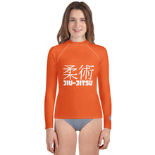 Classic Youth Rash Guard – Girls Long Sleeve BJJ Apparel – Flamingo