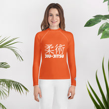 Classic Youth Rash Guard – Girls Long Sleeve BJJ Apparel – Flamingo