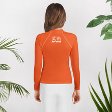 Classic Youth Rash Guard – Girls Long Sleeve BJJ Apparel – Flamingo