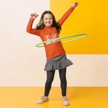 Classic Youth Rash Guard – Girls Long Sleeve BJJ Apparel – Flamingo