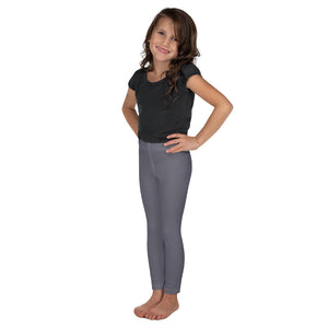 Color Splash: Solid Workout Leggings for Girls on the Move - Charcoal