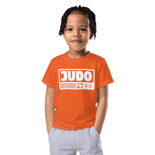 Colorful Confidence: Boy's Short Sleeve Judo Rash Guard - Flamingo Boys Exclusive Judo Kids Rash Guard Short Sleeve