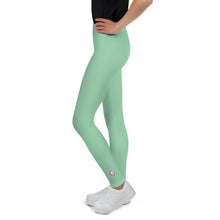 Comfy & Chic Youth Girls Solid Color Leggings for Lounging & School - Vista Blue