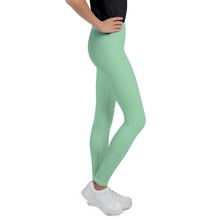 Comfy & Chic Youth Girls Solid Color Leggings for Lounging & School - Vista Blue