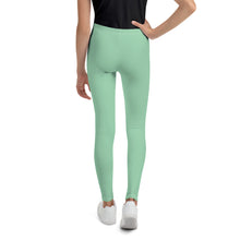 Comfy & Chic Youth Girls Solid Color Leggings for Lounging & School - Vista Blue