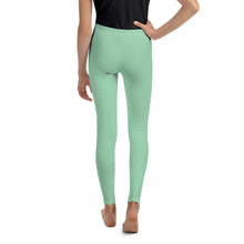 Comfy & Chic Youth Girls Solid Color Leggings for Lounging & School - Vista Blue