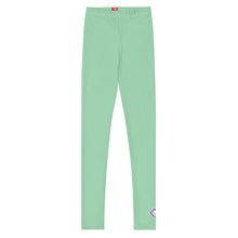 Comfy & Chic Youth Girls Solid Color Leggings for Lounging & School - Vista Blue