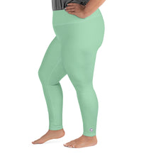 Confidence in Motion: Women's Plus Size Yoga Leggings - Vista Blue Exclusive Leggings Plus Size Solid Color Tights Womens