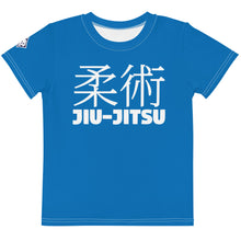 Confident Moves: Girl's Short Sleeve Classic Jiu-Jitsu Rash Guard - Azul Exclusive Girls Jiu-Jitsu Kids Rash Guard Short Sleeve