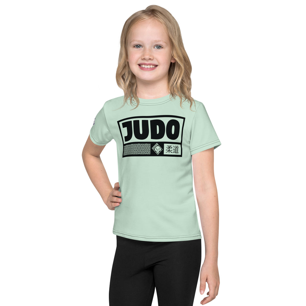 Confidently Active: Girl's Short Sleeve Judo Rash Guard - Surf Crest Alt Exclusive Girls Judo Kids Rash Guard Short Sleeve