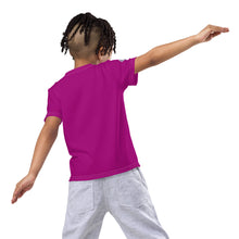 Cool Comfort: Boys' Short Sleeve Solid Color Rash Guard - Vivid Purple Boys Exclusive Kids Rash Guard Running Short Sleeve Solid Color Swimwear
