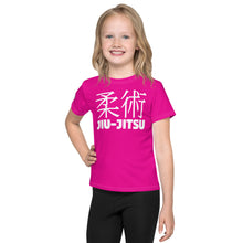 Dynamic Comfort: Girl's Short Sleeve Classic Jiu-Jitsu Rash Guard - Hollywood Cerise Exclusive Girls Jiu-Jitsu Kids Rash Guard Short Sleeve