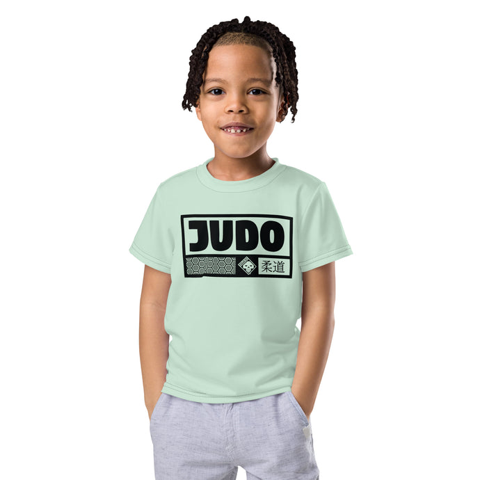 Dynamic Movement: Boy's Short Sleeve Judo Rash Guard - Surf Crest Alt Boys Exclusive Judo Kids Rash Guard Short Sleeve