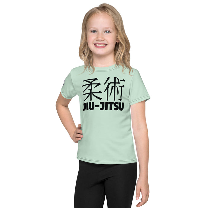Dynamic Movement: Girl's Short Sleeve Classic Jiu-Jitsu Rash Guard - Surf Crest Alt Exclusive Girls Jiu-Jitsu Kids Rash Guard Short Sleeve