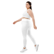 Empower Your Curves: Women's Plus Size Workout Leggings - Snow