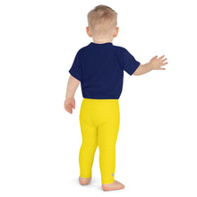 Energetic Essentials: Solid Color Workout Leggings for Boys - Golden Sun