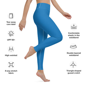 Essential Activewear: Solid Color Leggings for Her - Azul Exclusive Leggings Solid Color Tights Womens