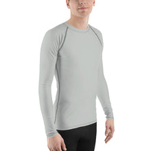 Essential Elegance: Solid Color Rash Guard for Men - Smoke Exclusive Long Sleeve Mens Rash Guard Solid Color Swimwear