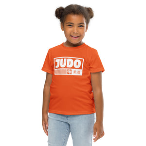 Everyday Active Wear: Girl's Short Sleeve Judo Rash Guard - Flamingo Exclusive Girls Judo Kids Rash Guard Short Sleeve