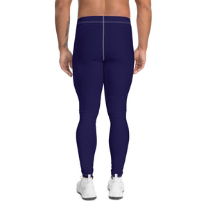 Everyday Essentials: Solid Color Leggings for Him - Midnight Blue Exclusive Leggings Mens Pants Solid Color trousers