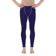 Everyday Essentials: Solid Color Leggings for Him - Midnight Blue Exclusive Leggings Mens Pants Solid Color trousers