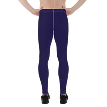 Everyday Essentials: Solid Color Leggings for Him - Midnight Blue