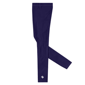 Everyday Essentials: Solid Color Leggings for Him - Midnight Blue Exclusive Leggings Mens Pants Solid Color trousers