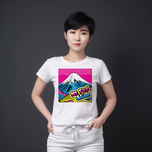 Express Your Style with Mt Fuji Pop Art Women's V-Neck T-Shirts - Vibrant and Unique Designs 002 - Soldier Complex