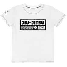 Fashionable Active Gear: Boy's Short Sleeve Jiu-Jitsu Rash Guard - Snow Boys Exclusive Jiu-Jitsu Kids Rash Guard Short Sleeve