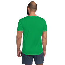 Flexible and Breathable Men's Short Sleeve Rash Guard - Solid Colors - Jade