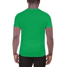 Flexible and Breathable Men's Short Sleeve Rash Guard - Solid Colors - Jade