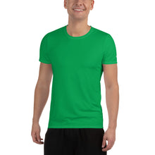 Flexible and Breathable Men's Short Sleeve Rash Guard - Solid Colors - Jade