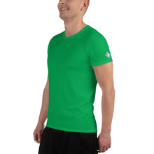 Flexible and Breathable Men's Short Sleeve Rash Guard - Solid Colors - Jade