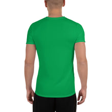 Flexible and Breathable Men's Short Sleeve Rash Guard - Solid Colors - Jade