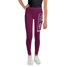 Flexible Youth Girls Jiu-Jitsu Leggings – Yoga & Martial Arts Wear - Tyrian Purple