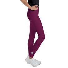 Flexible Youth Girls Jiu-Jitsu Leggings – Yoga & Martial Arts Wear - Tyrian Purple