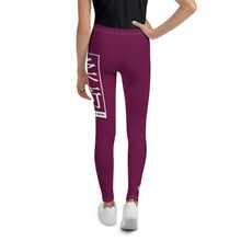 Flexible Youth Girls Jiu-Jitsu Leggings – Yoga & Martial Arts Wear - Tyrian Purple
