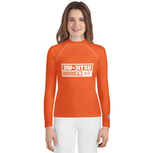 Girls Brazilian Jiu-Jitsu Compression Shirt – Long Sleeve Rash Guard - Flamingo