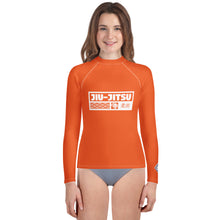 Girls Brazilian Jiu-Jitsu Compression Shirt – Long Sleeve Rash Guard - Flamingo