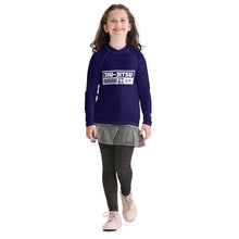 Girls Brazilian Jiu-Jitsu Long Sleeve Rash Guard – No-Gi Performance Top - Midnight Blue