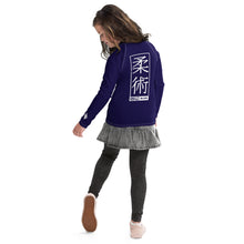 Girls Brazilian Jiu-Jitsu Long Sleeve Rash Guard – No-Gi Performance Top - Midnight Blue