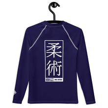 Girls Brazilian Jiu-Jitsu Long Sleeve Rash Guard – No-Gi Performance Top - Midnight Blue