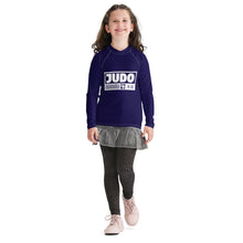 Youth Girls Judo Rash Guard – Long Sleeve Compression Top for Martial Arts Training - Midnight Blue Exclusive Girls Judo Long Sleeve Rash Guard Youth