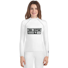 Girls Long Sleeve Compression Rash Guard – Brazilian Jiu-Jitsu Apparel - Snow