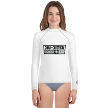 Girls Long Sleeve Compression Rash Guard – Brazilian Jiu-Jitsu Apparel - Snow